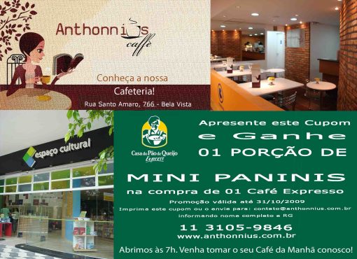 Anthonnius Caffè - Vale Mini Paninis